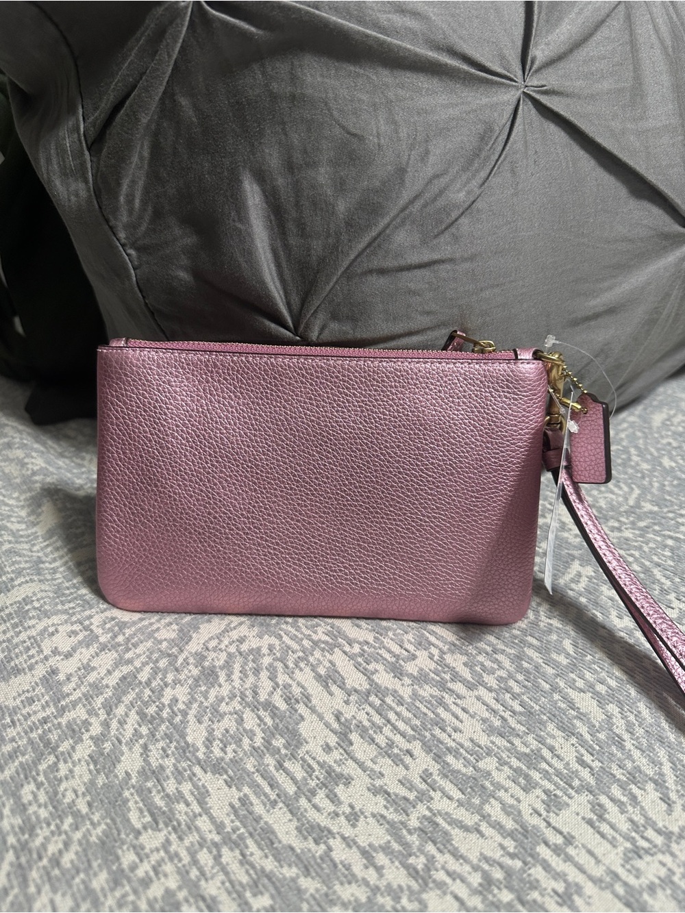 COACH METALLIC Small Wristlet - Picture 2 of 5
